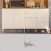 Cozinha Compacta Pitaya 7 Portas 2 Gavetas Cinamon/Off-White - Demobile