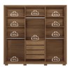 Guarda-Roupa Casal Coimbra 6 Portas 4 Gavestas Ripado 16524 Jatoba - Santos Andirá