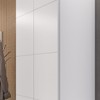 Sapateira Lia 1 Porta 5 Prateleiras 100% Mdf  Branco - Pnr Móveis
