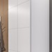 Sapateira Lia 1 Porta 5 Prateleiras 100% Mdf  Branco - Pnr Móveis