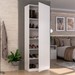 Sapateira Lia 1 Porta 5 Prateleiras 100% Mdf  Branco - Pnr Móveis