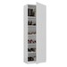Sapateira Lia 1 Porta 5 Prateleiras 100% Mdf  Branco - Pnr Móveis