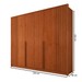 Guarda-Roupa Casal Matira 6 Portas 4 Gavetas Ripado Cinamomo - Panorama Móveis