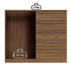 Cômoda Málaga Gold 2 Portas 5 Gavetas 3101 Jatoba - Santos Andirá