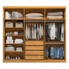 Guarda-Roupa Casal Venice 6 Portas 4 Gavetas 100% Mdf Cinamon/Off-White - Demóbile