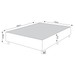 Base Cama Box Casal Lunare Turkey Azul - Vian