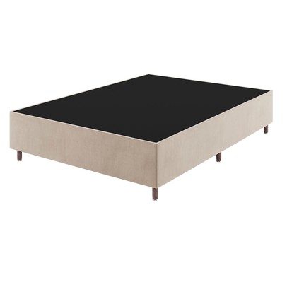 Base Cama Box Casal Lunare Turkey Creme - Vian