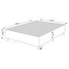 Base de Cama Box Casal Lunare Rustico Azul - Vian