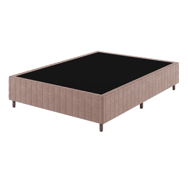 Base de Cama Box Casal Lunare Rustico Rose - Vian
