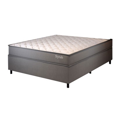 Cama Box Casal Syrah Cinza - Vian