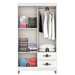 Guarda-Roupa Solteiro Dória 4 Portas 2 Gavetas Branco - Pnr Móveis