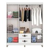 Guarda-Roupa Solteiro Essenza 6 Portas 2 Gavetas Branco - Pnr Móveis