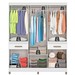 Guarda-Roupa Solteiro Basile 8 Portas 2 Gavetas Branco - Pnr Móveis