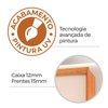 Guarda-Roupa Solteiro Lume 2 Portas 3 Gavetas Cinamomo/Off White - Pnr Móveis