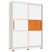 Guarda-Roupa Solteiro Lume 2 Portas 3 Gavetas Branco - Pnr Móveis