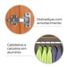 Guarda-Roupa Casal Farnese 4 Portas 6 Gavetas Cinamomo - Pnr Móveis