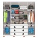 Guarda-Roupa Casal Farnese 4 Portas 6 Gavetas Branco - Pnr Móveis