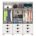 Guarda-Roupa Casal Rovere 3 Portas 9 Gavetas Branco - Pnr Móveis