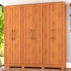 Guarda-Roupa Casal Fiorini 6 Portas 4 Gavetas Cinamomo - Pnr Móveis