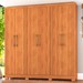 Guarda-Roupa Casal Fiorini 6 Portas 4 Gavetas Cinamomo - Pnr Móveis