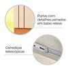 Guarda-Roupa Casal Fiorini 6 Portas 4 Gavetas Cinamomo - Pnr Móveis
