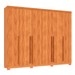 Guarda-Roupa Casal Finesse 6 Portas 8 Gavetas 100% Mdf Cinamomo - Pnr Móveis
