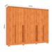 Guarda-Roupa Casal Finesse 6 Portas 8 Gavetas 100% Mdf Cinamomo - Pnr Móveis