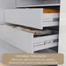 Guarda-Roupa Casal Odisseia 8 Portas 4 Gavetas com Espelho Onix - Panorama Móveis