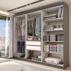 Guarda-Roupa Casal Odisseia 6 Portas 2 Gavetas Onix - Panorama Móveis