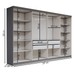 Guarda-Roupa Casal Odisseia 8 Portas 4 Gavetas Onix - Panorama Móveis