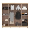 Guarda-Roupa Casal 8 Portas Rp1803 Wood - Decibal