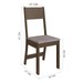 Mesa de Jantar 4 Lugares Astana Noce/Linho - Pnr Móveis