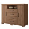Cômoda Havana Master 2 Portas 4 Gavetas Jatoba 30994 - Santos Andirá