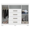 Cômoda Havana Master 2 Portas 4 Gavetas Branco 30994 - Santos Andirá