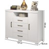 Cômoda Havana Master 2 Portas 4 Gavetas Branco 30994 - Santos Andirá