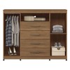 Cômoda Havana Master 2 Portas 4 Gavetas Jatoba 309943 - Santos Andirá