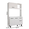 Cozinha Compacta Isis 4 Portas 1 Gaveta Branco - Panorama Móveis
