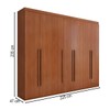 Guarda-Roupa Casal Débora 7 Portas 6 Gavetas Cinamomo - Panorama Móveis