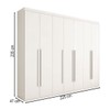 Guarda-Roupa Casal Débora 7 Portas 6 Gavetas Branco - Panorama Móveis