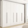 Guarda-Roupa Casal Débora 7 Portas 6 Gavetas Branco - Panorama Móveis