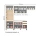 Cozinha Completa Genius 10 Portas 2 Gavetas Off White - Pnr Móveis