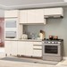 Cozinha Completa Genius 10 Portas 2 Gavetas Off White - Pnr Móveis