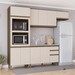 Cozinha Completa Genius 10 Portas 2 Gavetas Duna/Cristal - Pnr Móveis