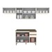 Cozinha Compacta Genius 8 Portas 2 Gavetas 100% Mdf Off White - Pnr Móveis