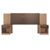 Cabeceira Casal Loanda 2 Gavetas Wood/Terracota - Santos Andirá