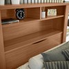 Cama Solteiro Invicta 1 Porta 2 Gavetas com Tomada Jatoba - Santos Andirá