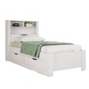 Cama Solteiro Invicta 1 Porta 2 Gavetas com Tomada Branco - Santos Andirá