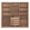 Guarda-Roupa Casal Genova 6 Portas 4 Gavetas Wood/Terracota 165212 - Santos Andirá