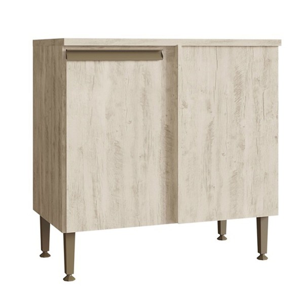 Balcão de Cozinha Greta 1 Porta Crema - Irm Móveis