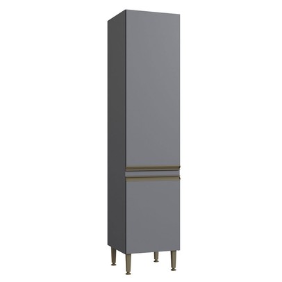 Paneleiro Greta 2 Portas Cinza - Irm Móveis